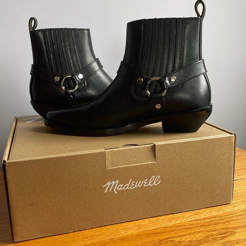 Madewell Western Moto Leather Boot